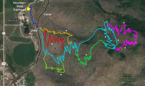 High Star Trail System Map