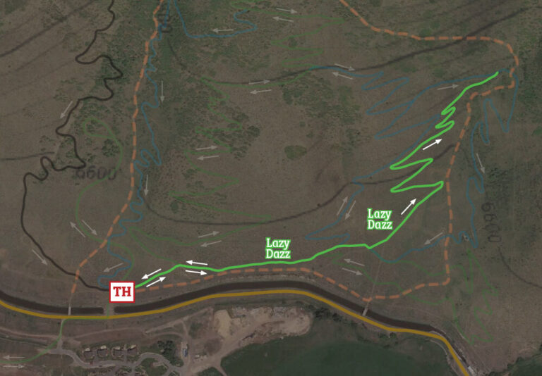 Lazy Dazz Trail - High Star Trail System