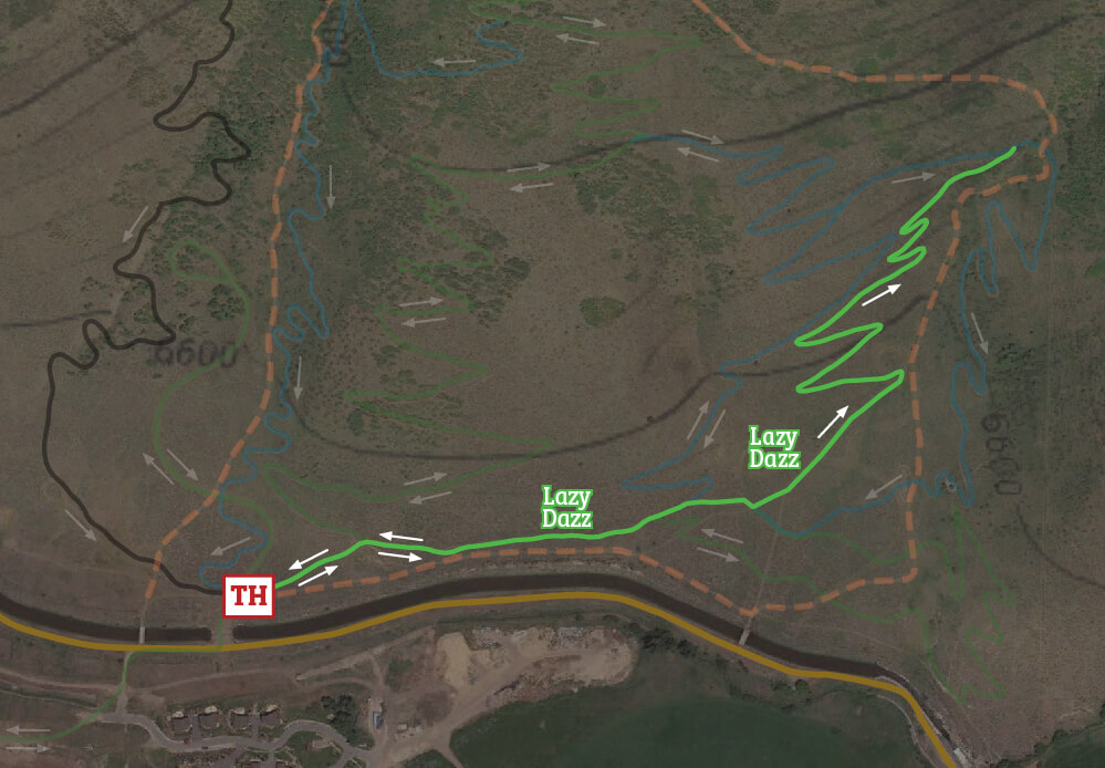 Lazy Dazz Trail - High Star Trail System