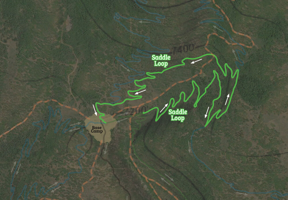 Saddle Loop Trail - High Star Trail System