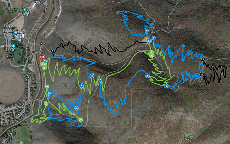 High Star Trail System Map