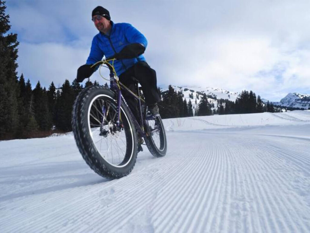 High Star Trail Fat Tire Bike Riding