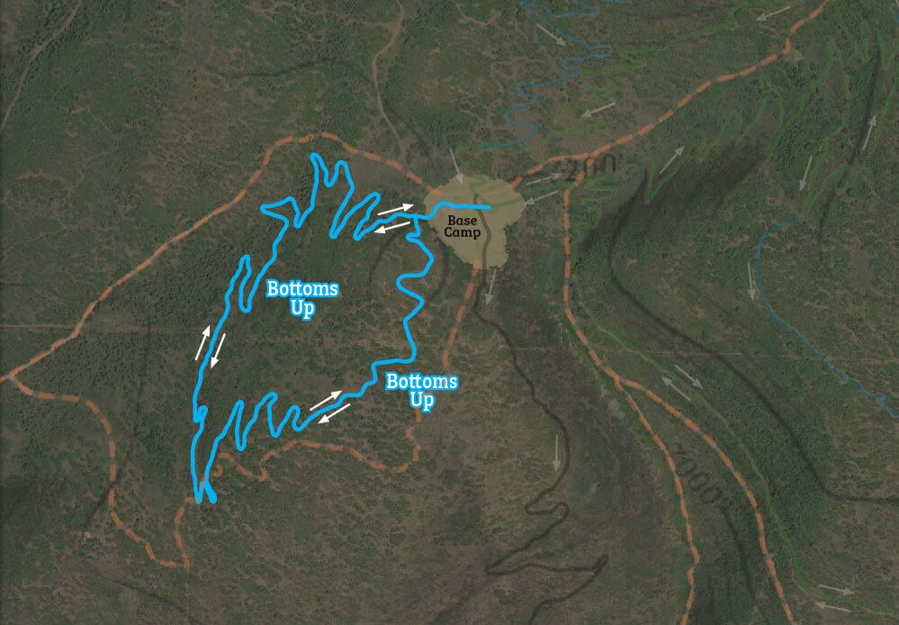 Bottoms Up Trail - High Star Trail System